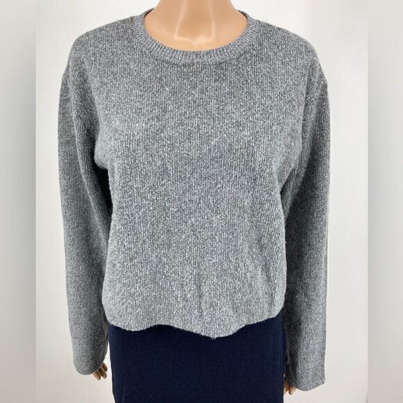 Zara Women’s Knit Cropped Ribbed Top Size M - Picture 1 of 7